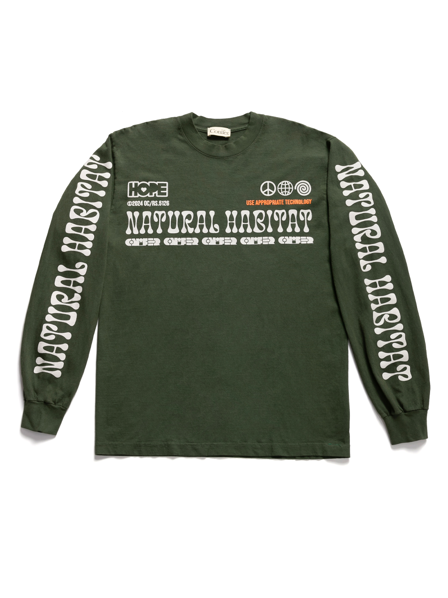 Natural Habitat - FOREST GREEN - Long Sleeve Tee