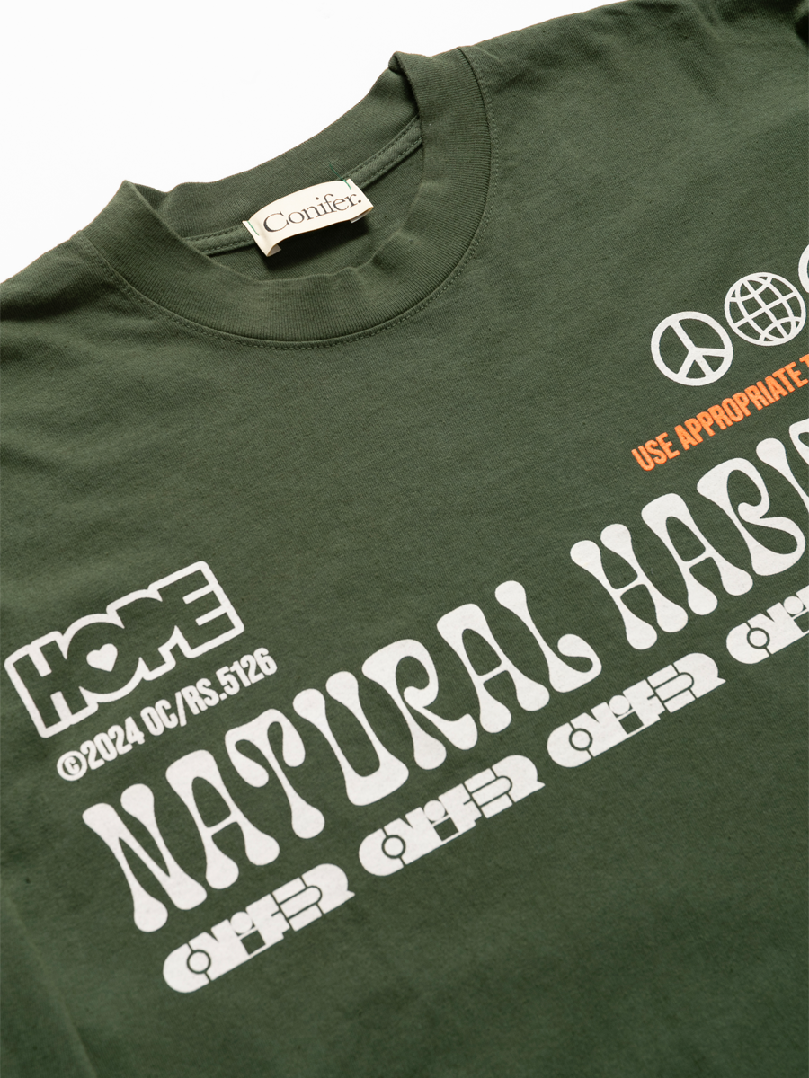 Natural Habitat - FOREST GREEN - Long Sleeve Tee